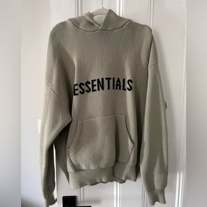 Fear of God Essentials men’s knit hoodie